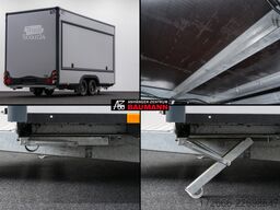 Blyss HB20421HT | PREMIUM AERO | GRAU 420X200X230CM 2000KG VERKAUFSANHÄNGER