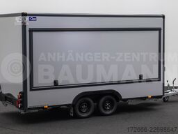 Blyss HB20421HT | PREMIUM AERO | GRAU 420X200X230CM 2000KG VERKAUFSANHÄNGER