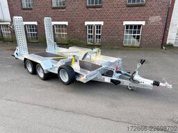 Brian James Trailers DIGGER PLANT 543-3717-35-2-12 | TRACSTRAP | EINZELRAMPEN 370X170CM 3500KG BAUMASCHINENANHÄNGER