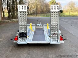 Brian James Trailers DIGGER PLANT 543-3717-35-2-12 | TRACSTRAP | EINZELRAMPEN 370X170CM 3500KG BAUMASCHINENANHÄNGER
