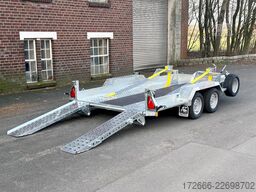 Brian James Trailers DIGGER PLANT 543-3717-35-2-12 | TRACSTRAP | EINZELRAMPEN 370X170CM 3500KG BAUMASCHINENANHÄNGER