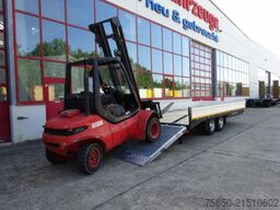 Möslein TTT 11 5,2 BR Weiß  Neuer Tandemtieflader mit Breiten Rampen