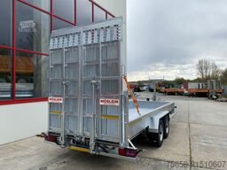 Möslein TT 11-E6x2 hydr. Rampen  Tieflader für Fräsen breiten hydraulischen Rampen, Neu