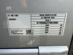 Hymer/Eriba B-Klasse MC I 680 hydr. Hubstützen, Aufbau Klima