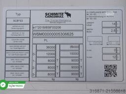SCHMITZ CARGOBULL SKO FP 45 S.CU d80