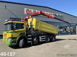 Scania P 400 8x4 Retarder HMF 16 Tonmeter Z-kraan