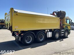 Scania P 400 8x4 Retarder HMF 16 Tonmeter Z-kraan