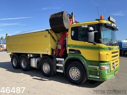 Scania P 400 8x4 Retarder HMF 16 Tonmeter Z-kraan