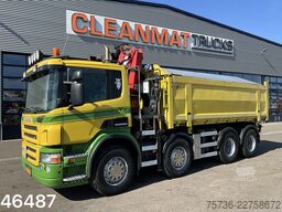 Scania P 400 8x4 Retarder HMF 16 Tonmeter Z-kraan