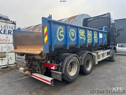 Scania R620 6x2 hooklift truck with Joab hook.
