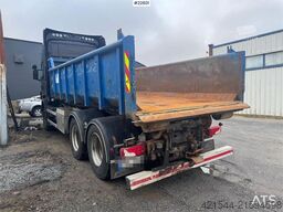 Scania R620 6x2 hooklift truck with Joab hook.
