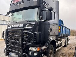 Scania R620 6x2 hooklift truck with Joab hook.