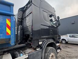 Scania R620 6x2 hooklift truck with Joab hook.
