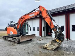 Doosan DX140LCR-5 crawler excavator – Rototilt – 3 bucket
