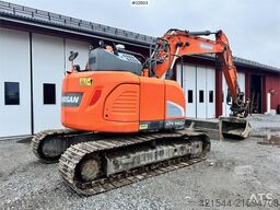 Doosan DX140LCR-5 crawler excavator – Rototilt – 3 bucket