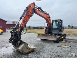 Doosan DX140LCR-5 crawler excavator – Rototilt – 3 bucket