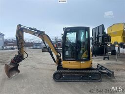 CAT 303.5ECR excavator w/ 2 buckets and tiltrotator –