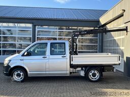 VW Transporter 2.0 TDI L2H1 DC Openlaadbak Pick-up...