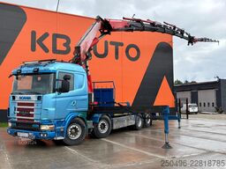 Scania R 124 470 8x2*6 FASSI F800 AXP.26 YEAR 2004 + J...