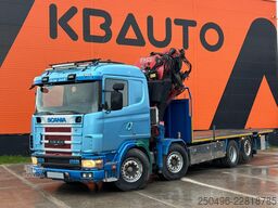 Scania R 124 470 8x2*6 FASSI F800 AXP.26 YEAR 2004 + J...