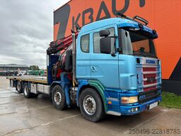 Scania R 124 470 8x2*6 FASSI F800 AXP.26 YEAR 2004 + J...