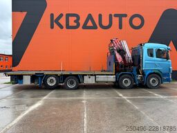 Scania R 124 470 8x2*6 FASSI F800 AXP.26 YEAR 2004 + J...
