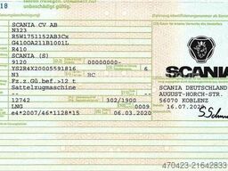 SCANIA R 410 A4X2*LNG*Blatt/Luft*Retarder*Standklima