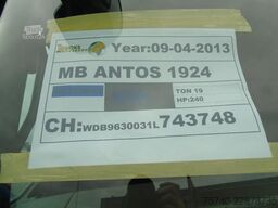 Mercedes-Benz Antos 1924 + EURO 6 + CARRIER 950 MT