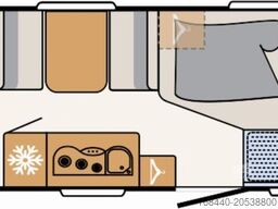 DETHLEFFS Aero 470 FSK Gute Ausstatung