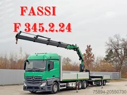 MERCEDES-BENZ ACTROS 2645 * FASSI F345.24 + FUNK + Anh