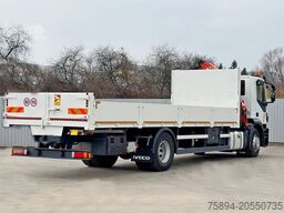 IVECO Stralis 310 PRITSCHE 7,80m +KRAN +FUNK