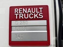 RENAULT D280 14T Koffer LBW lg. Haus StHz Kamera TÜVneu