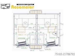 Rosemeier VE 1 Damen, 1 Herren, U SILVER H Toilettenanhänger