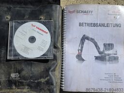 Yanmar Schaeff TC85 Raupenbagger inkl. Tieflade