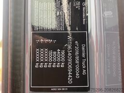 Mercedes Actros 1853 4X2 Gigaspace Mirrorcam Retarder 2x...