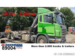 Scania Scania G 480/6x2-4, Lenk-Liftachse,  Hiab Kran