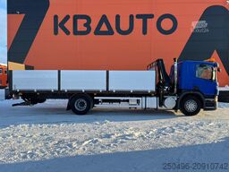 Scania P 320 4x2 HIAB 077B-2 / PLATFORM L=7286 mm