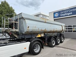 Schwarzmüller 3Achs Stahl Rundmulde Lift Schütte TÜV 04 2027