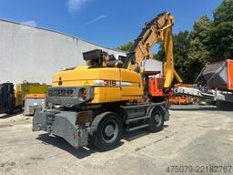 LIEBHERR A 316 / Pfreud Waage / Umschlagbagger