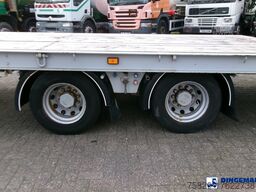 King 2-axle platform drawbar trailer 14t + ramps