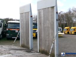 King 2-axle platform drawbar trailer 14t + ramps