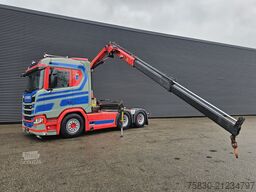 Scania R500 6x4 / PALFINGER CRANE / KRAN / RETARDER