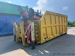  CONTAINER SCARRABILE USATO A CIELO APERTO CON GRU