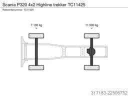 Scania P320 4x2 Highline trekker