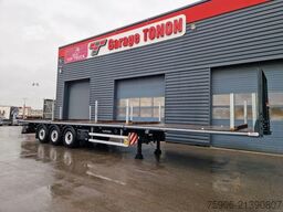 Poluprikolice sa ravnom platformom Lecitrailer PLATEAU EXTENSIBLE TWISTLOCKS