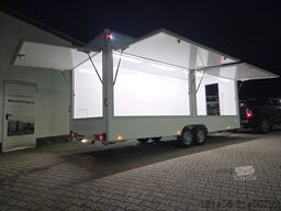 trailershop Verkaufsanhänger 620x220x230cm 3 Klappen