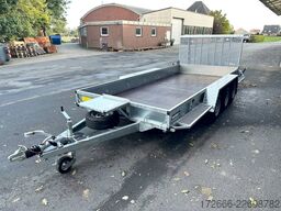 Variant 3520 M5 | MAXI LOAD | TRIDEM 460X198CM 3500KG BAUMASCHINENANHÄNGER | RAMPE
