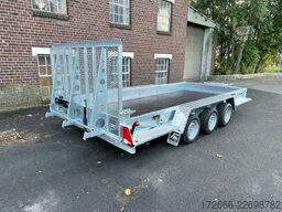 Variant 3520 M5 | MAXI LOAD | TRIDEM 460X198CM 3500KG BAUMASCHINENANHÄNGER | RAMPE