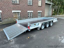 Variant 3520 M5 | MAXI LOAD | TRIDEM 460X198CM 3500KG BAUMASCHINENANHÄNGER | RAMPE