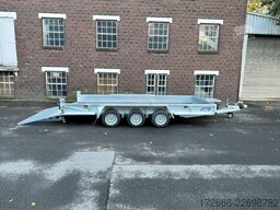 Variant 3520 M5 | MAXI LOAD | TRIDEM 460X198CM 3500KG BAUMASCHINENANHÄNGER | RAMPE
